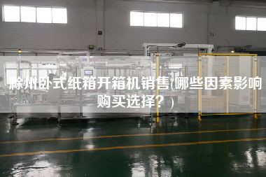 滁州卧式纸箱开箱机销售(哪些因素影响购买选择？)