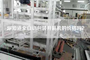 你知道全自动包装开箱机的价格吗