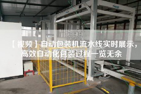 【视频】自动包装机流水线实时展示，高效自动化包装过程一览无余