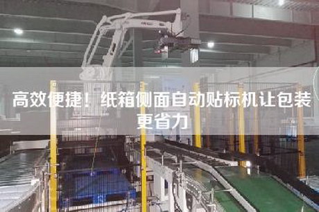 高效便捷！纸箱侧面自动贴标机让包装更省力