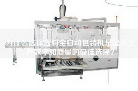 为什么选择酱料全自动包装机是提高生产效率和质量的最佳选择？