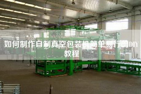 如何制作自制真空包装机简单易行的DIY教程