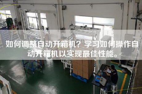 如何调整自动开箱机？学习如何操作自动开箱机以实现最佳性能。
