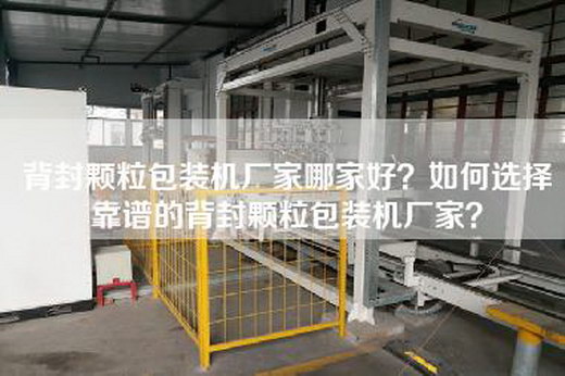 背封颗粒包装机厂家哪家好？如何选择靠谱的背封颗粒包装机厂家？