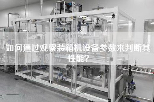 如何通过观察装箱机设备参数来判断其性能？
