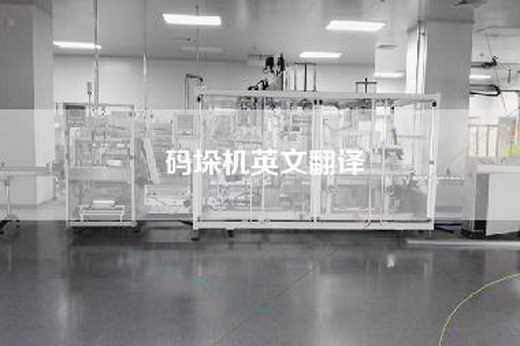码垛机英文翻译