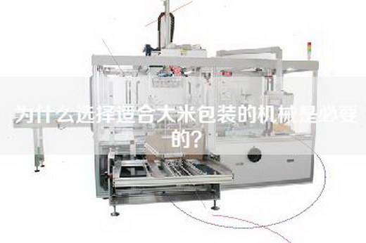 为什么选择适合大米包装的机械是必要的？