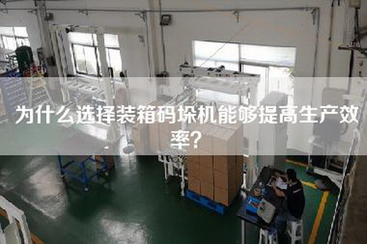 为什么选择装箱码垛机能够提高生产效率？