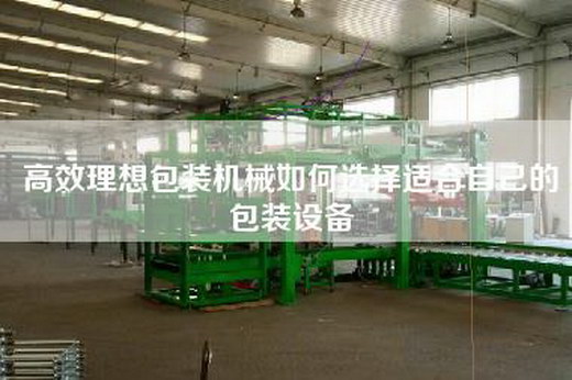 高效理想包装机械如何选择适合自己的包装设备