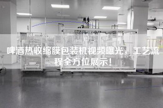 啤酒热收缩膜包装机视频曝光，工艺流程全方位展示！