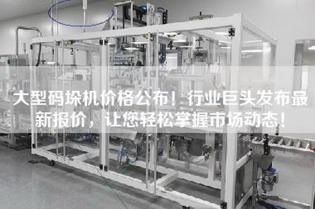 大型码垛机价格公布！行业巨头发布最新报价，让您轻松掌握市场动态！