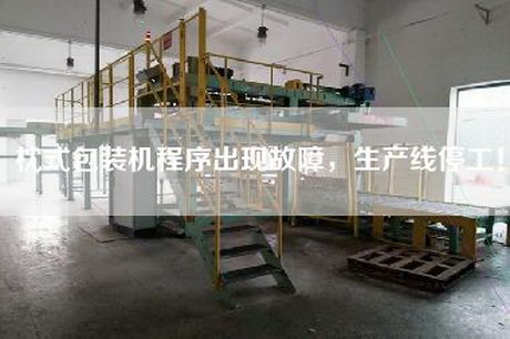 枕式包装机程序出现故障，生产线停工！