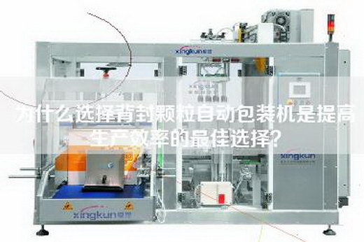 为什么选择背封颗粒自动包装机是提高生产效率的最佳选择？