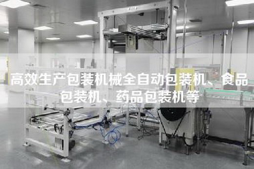 高效生产包装机械全自动包装机、食品包装机、药品包装机等