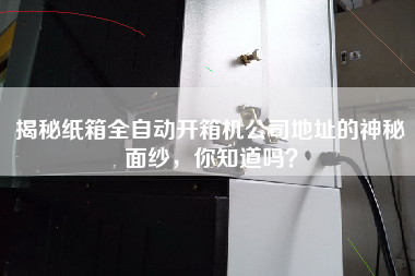 揭秘纸箱全自动开箱机公司地址的神秘面纱，你知道吗