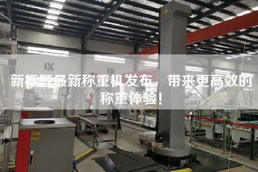 新标题最新称重机发布,带来更高效的称重体验! 新标题最新称重机发布,带来更高效的称重体验!