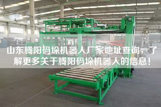 山东腾阳码垛机器人厂家地址查询,了解更多关于腾阳码垛机器人的信息! 山东腾阳码垛机器人厂家地址查询,了解更多关于腾阳码垛机器人的信息!