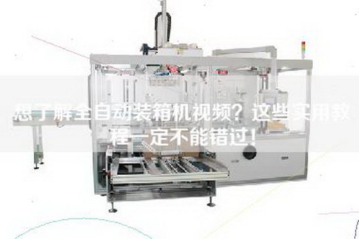 想了解全自动装箱机视频？这些实用教程一定不能错过！
