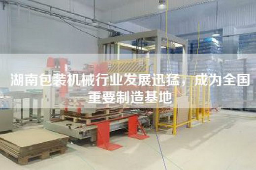 湖南包装机械行业发展迅猛，成为全国重要制造基地