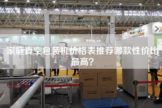 家庭真空包装机价格表推荐哪款性价比最高？